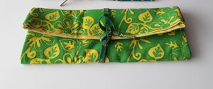 Jewelry Case/Wrap (Green& Yellow)
