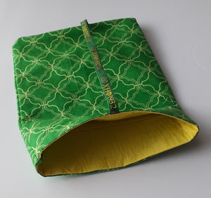 Jewelry Case/Wrap (Green& Yellow)