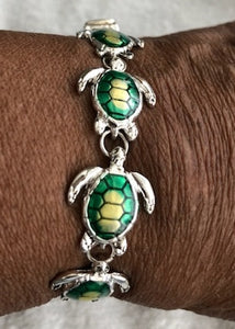 Turtle Bracelets GREEN- SALE, VARIETY